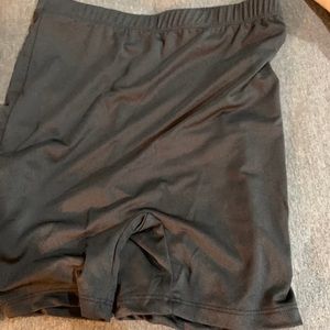 Black biker shorts